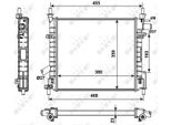 Nrf 53989 - Oe 1218735 Radiatore, Raffreddamento Motore Per Ka (Rb), Street Ka (RL2)