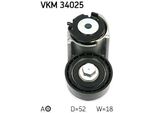 Skf Vkm 34025 - Puleggia Tenditore Oe 1120687, Cinghia A V Per Mondeo Iii, Transit, X-Type (X400)