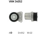 Skf Vkm 34052 - Oe 1127103 Puleggia Tenditore, Cinghia A V Per S-Max (WA6), Transit, Mondeo Iii, Mondeo Iv, Galaxy (WA6), S80 Ii (124), V70 Iii (135)