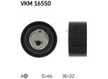 Skf Vkm 16550 Tendicinghia, Cinghia Dentata Oe 93198653 Compatibile Con Vivaro, Avantime, Clio, Espace, Scenic, Laguna, Megane, Vel Satis