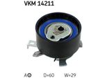 Skf Vkm 14211 - Oe 1000159 Puleggia Tenditore, Cinghia Di Distribuzione Per Transit Connect, Focus (Daw, Dbw), Cougar, Tourneo Connect, Mondeo Ii, Focus (Dnw), Focus (Dfw)