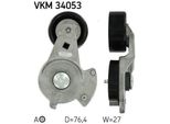 Skf Vkm 34053 - Oe 3553187 Puleggia Tenditore, Cinghia A V Per Mondeo Ii, Cougar