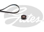 Gates K016PK1249SF - Set Di Cinghie Oe 31258082 Con Nervatura A V Per Focus Ii, C-Max, S40 Ii (544), V50 (545), C30 (533)