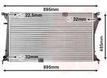 Van Wezel 43002490 - Oe 21400 00Q0D Radiatore, Raffreddamento Motore Per Primastar (X83), Vivaro (J7), Vivaro (F7), Vivaro A (E7), Trafic Ii (Jl), Trafic Ii (Fl), Trafic Ii (El)