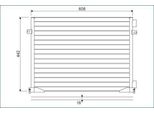 Valeo 817577 - Condensatore Aria Condizionata Oe 27650 00QAG Per Primastar (X83), Vivaro (J7), Vivaro (F7), Vivaro A (E7), Vivaro A (X83), Trafic Ii (Jl), Trafic Ii (Fl), Trafic Ii (El)
