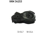 Skf Vkm 34153 - Oe 3773623 Puleggia Tenditore, Cinghia A V Per Cougar, Mondeo Ii, Mondeo Iii