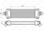 Valeo 818550 - Intercooler Oe 1371241 Per Transit, Transit Tourneo