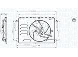 Magneti Marelli 069422761010 - Ventola Radiatore Per S-Max (WA6), Mondeo Iv, Kuga I, Galaxy (WA6)