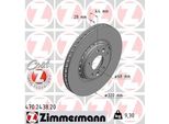 Zimmermann 470.2438.20 - Disco Freno Per Laguna Iii, Megane Iv, Clio Iv, Espace V (Jr), Grand Scenic Iii (Jz), Grand Scenic Iv (R9), Scenic Iv, Talisman