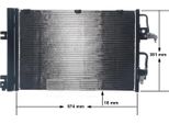 Mahle Ac 377 001S - Oe 18 50 096 Condensatore Aria Condizionata Con Essiccatore Per Astra H, Astra (A04), Zafira B, Astra G