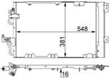 Mahle Ac 375 000S - Oe 1850098 Condensatore Aria Condizionata Con Essiccatore Per Astra H, Zafira B