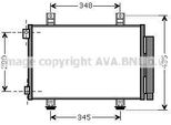 Prasco SZA5116D - Oe 4709214 Condensatore Aria Condizionata Con Essiccatore Per Agila B