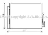 Prasco OL5560D - Oe 13331005 Condensatore Aria Condizionata Con Essiccatore Per Meriva B (S10)