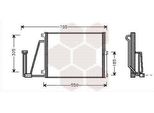 Van Wezel 37005265 - Condensatore Aria Condizionata Oe 1850051 Per Vectra B (J96)