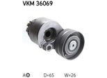 Skf VKM36069 Tenditore, Cinghia Trapezoidale Scanalata Oe MW30620661 Compatibile Con Carisma, Space Star, Interstar, Primastar, Movano, Vivaro, V40, S40, Trafic, Master, Laguna