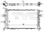 Tyc 725-0041-R - Radiatore Oe 09192578, Raffreddamento Motore Per Astra G, Zafira A