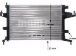 Mahle Cr 388 000S - Oe 13 00 236 KüHler, Protezione Motore Per Tigra Twintop (X04), Corsa C (X01), Combo Tour, Combo
