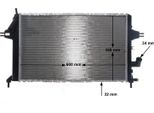 Mahle Cr 305 000S - Oe 09192586 Radiatore, Raffreddamento Motore Per Astra G