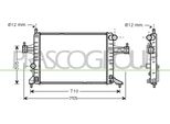 Prasco OP030R004 - Radiatore Oe 1300237, Raffreddamento Motore Per Combo, Combo Tour, Corsa C (X01), Tigra Twintop (X04)