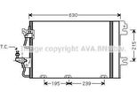 Prasco OL5366D - Condensatore Aria Condizionata Oe 1850096 Con Essiccatore Per Astra H, Astra G, Astra (A04), Zafira B