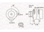 Magneti Marelli 063731960010 - Alternatore Per Zafira B, Vectra C (Z02), Signum (Z03), Astra H