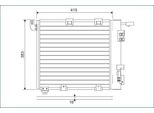 Valeo 817506 - Condensatore Aria Condizionata Oe 1850056 Per Astra G, Zafira A