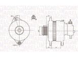 Magneti Marelli 063731900010 - Alternatore Per Meriva (X03), Corsa C (X01), Combo Tour, Astra H