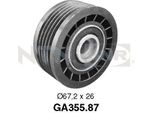Snr GA355.87 - Puleggia Folle Oe 4500041, Cinghia A V Per Movano (X70)