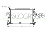 Prasco OP410R005 - Oe 1300267 Radiatore, Raffreddamento Motore Per Astra H, Zafira B