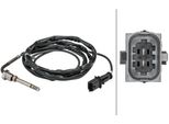 Hella 6PT 358 181-621 - Oe 55557600 Sensore Della Temperatura Dei Gas Di Scarico Per Signum (Z03), Vectra C (Z02)