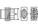 Magneti Marelli 466016355056 - Sonda Lambda Oe 25327304 Per Astra G, Combo, Combo Tour, Meriva (X03), Vectra C (Z02), Zafira A