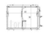 Abakus 054-016-0019 - Oe 1408300870 Condensatore Aria Condizionata Per Classe S (W140), Classe S (C140)