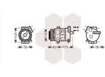 Van Wezel 3700K558 - Compressore Aria Condizionata Oe 55702661 Per Corsa D (S07)