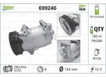 Valeo 699246 - Compressore Aria Condizionata Oe 27630 00Q2M Per Almera Ii (N16), Qashqai +2 I (J10), Megane I, Grand Scenic Ii (Jm), Megane Ii, Scenic Ii