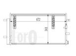 Abakus 003-016-0021 - Condensatore Aria Condizionata Oe 4G0 260 403A Con Essiccatore Per A5 (8T), A5 (8F), A4 (8K), A6 (4G), A7 (4G), Q5 (8R)