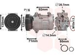 Van Wezel 4300K103 - Compressore Aria Condizionata Oe 8200050141 Per Megane Ii, Megane I, Grand Scenic Ii (Jm), Scenic Ii