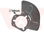 Van Wezel 3745373 - Oe 13299339 Piastra Di Ancoraggio, Asse Anteriore Sinistro Per Astra H, Astra (A04), Zafira B, Zafira A