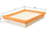 Mahle Lx 523 - Filtro Aria Oe 90411732 Per Combo (71), Tigra (S93)