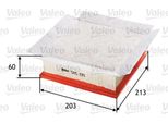 Valeo 585199 - Filtro Aria Oe 834848 Per Corsa D (S07), Corsa E (X15)