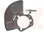 Van Wezel 3745374 - Oe 13299340 Piastra Di Ancoraggio, Asse Anteriore Destro Per Astra H, Astra (A04), Zafira A, Zafira B