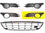 Van Wezel Griglia Di Ventilazione, Paraurti ** Equipart ** (3750593) Adatto Per Opel