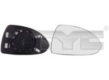 Tyc 325-0094-1 - Oe 13187623 Vetro Dello Specchietto Retrovisore Esterno, Sinistro Per Corsa D (S07), Corsa E (X15)