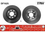 Trw DF1625 - Disco Freno Oe 90487402 Per Vectra B (J96)