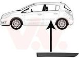 Van Wezel 3750425 - Oe 13243576 Striscia Di Rivestimento, Posteriore Sinistra Per Corsa D (S07)