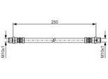 Bosch 1 987 476 309 - Oe 7H0 611 775 Tubo Freno Per T5, T6