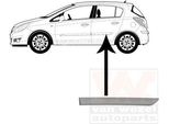 Van Wezel 3750405 - Oe 13188292 Striscia Di Rivestimento, Posteriore Sinistra Per Corsa D (S07)