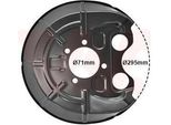 Van Wezel 3768373 - Oe 13168748 Piastra Di Ancoraggio, Asse Posteriore Sinistro Per Signum (Z03), Vectra C (Z02)