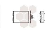 Van Wezel 37006217 - Oe 1618049 Scambiatore Di Calore, Riscaldatore Per Vectra B (J96)