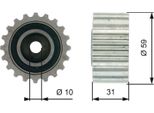 Gates T41236 Rullo Di Rinvio/Guida, Cinghia Dentata Oe M864049 Compatibile Con V40, S40, Trafic, Scenic, Rapid, Megane, Master, Laguna, Kangoo, Express, Espace, Clio, Movano, Arena, Carisma