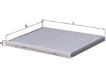 Mahle Lak 143 - Oe 99000990N0 Filtro Aria Abitacolo Per Agila A